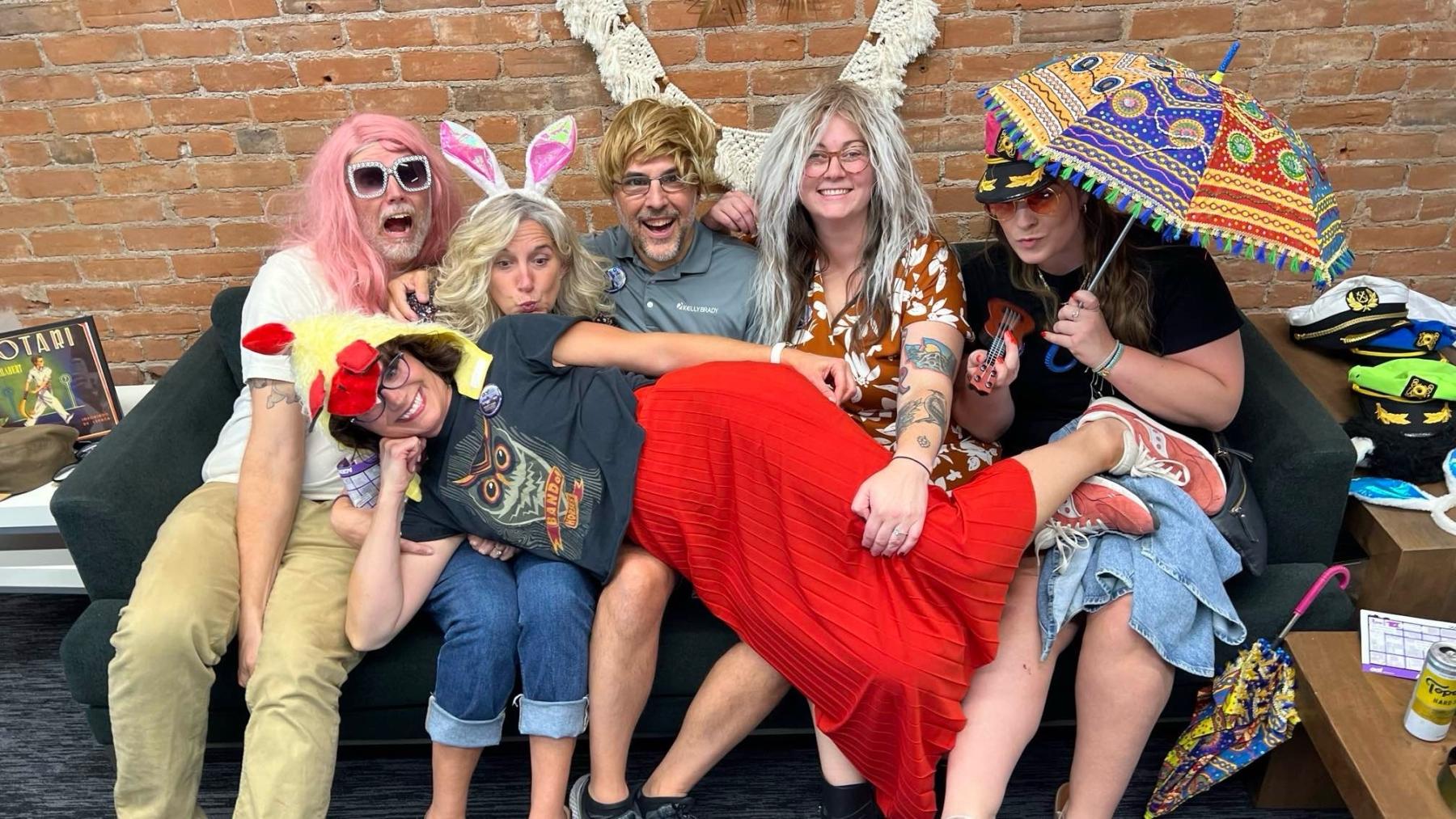 The KELLYBRADY team at the AAF Season Opener Agency Crawl